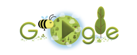Doogle Google día de la Tierra