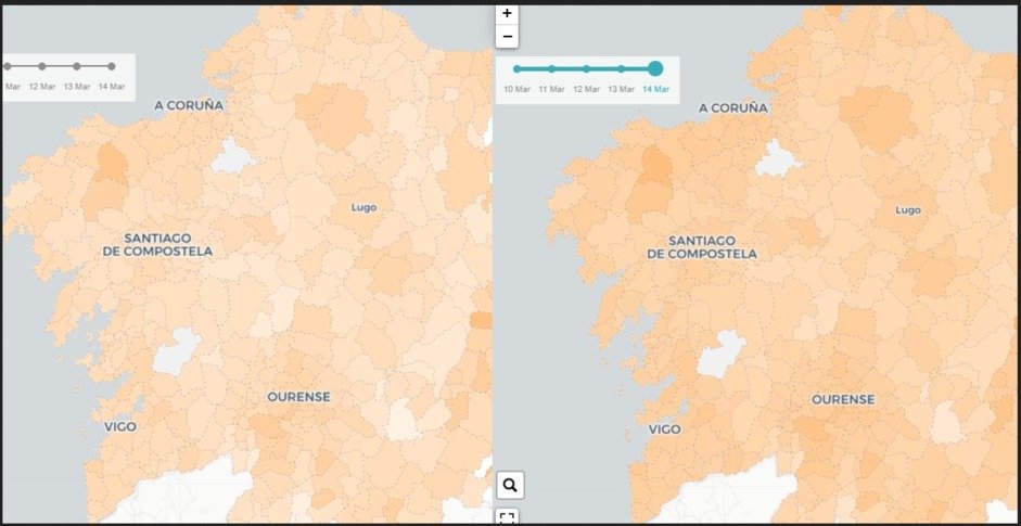 mapa Galicia